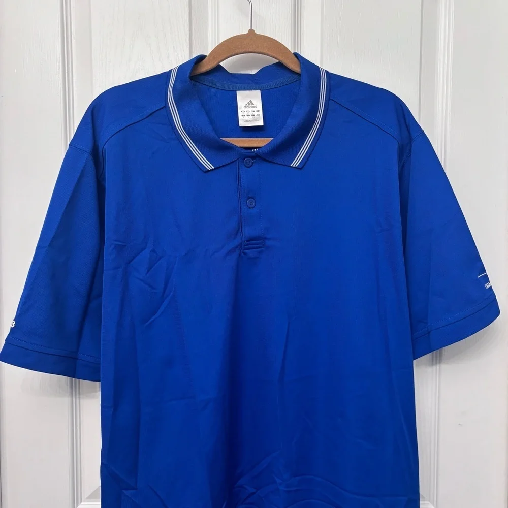 Royal Blue Performance Polo | Adidas L